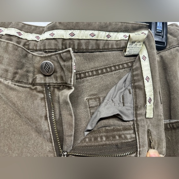 Joseph Abboud Brown Denim Pants - Size 34 | 100% Cotton‎ Vintage - Picture 3 of 9